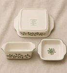 Lenox Holiday 10" Square Baker Baking Dish W Handles. Fixed Price $31.00.