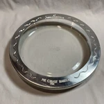 Vintage Anchor Hocking 10" Clear Glass Round Pie Plate Dish Mrs Andersons Shield. Fixed Price $16.99.