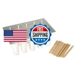 Fox Run Frozen Popsicle Maker Ice Mold 24 Sticks Bpa-free 50302COM. Fixed Price $38.78.
