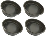 Lot 4X Lloyd Industries 7" Deep Dish Stackable Aluminum Pizza Pans Made Usa. Fixed Price $20.00.