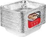 Stock Your Home Aluminum Pans 9X13 Disposable Foil (30 Pack) - Half Size. Fixed Price $35.97.