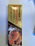 Vtg Reynolds 1988 Oven Cooking Bags Large Box Of 5, 14" 20" New Stock Prop. Fixed Price $12.95.