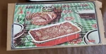 Vintage Bakers Ware Bouquet Lasagna Pan Red C3293 12 X 7.5. Fixed Price $19.85.