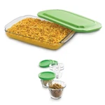 Libbey Baker's Basics 9X13 Glass Baking Dish With Lid & 8-PC Ramekin Set. Fixed Price $36.95.