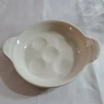 Btc Glaze Dish Eggs, Escargot, Appetizer Bel Terr Henn Usa Pottery 91154 1/2. Fixed Price $12.95.