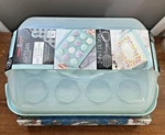 Nordic Ware Artisan Serve 2-IN-1 Reversible & Cupcakes Carrier New!. Fixed Price $24.99.
