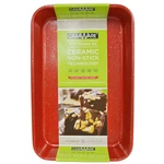 Casaware Toaster Oven Baking Pan 7 X Ceramic 11-INCH, Red Granite. Fixed Price $30.49.