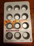 Kitchenaid 12-CUP Nonstick Covered Muffin Pan Brand New. Fixed Price $16.00.