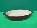 Pampered Chef Cranberry Small Oval Baker Stoneware Dish. Fixed Price $14.39.