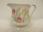 Vintage Shafford China Herbs & Spices Floral Porcelain Creamer Small Pitcher. Fixed Price $8.99.