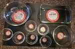 Lot Of Vintage Fire-king Ovenware Ten Piece Bowl And Bakeware Set, Clear. Nwt. Fixed Price $50.00.