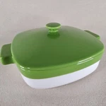 Kitchenaid Streamline Casserole Baking Dish With Lid Chartreuse Ceramic 1.9 Qt. Fixed Price $29.49.