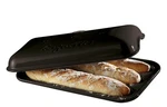 Emile Henry Charcoal Baking Pan For Baguettes Made France 10 Year Guarantee. Fixed Price $188.90.
