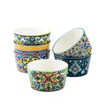 Ramekins Oven Safe For Creme Brulee - Porcelain Pudding Custard Cup... Fast Ship. Fixed Price $41.99.