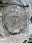 Vintage Mid Century Pyrex Clear Glass Oval Platter. #812 C-o. Art Deco Style Wh. Fixed Price $20.00.
