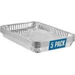 Sturdy Aluminum Foil Sheet Pans Value Pack Baking Roasting Cooking Catering New. Fixed Price $20.16.