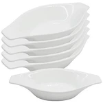 Chefcaptain Set Of Porcelain Oval Casserole Dishes For Oven, 16 Oz Au Grati.... Fixed Price $35.60.