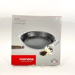 Moneta Of Italy Paeilera 13.5IN Non-stick Skillet Casserole Roasting Pan Black. Fixed Price $54.99.