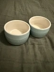 Creuset Straight Wall Ramekin Of 2 Sea Salt Stoneware 7 Oz Single No Box. Fixed Price $25.00.
