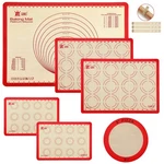 Guanci Silicone Baking Mat Set Of 6, Includes 25"X17.5" Large, Medium 16.5".... Fixed Price $37.09.