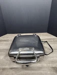 All Clad Waffle 4 Square Belgian Maker 6066 Stainless Steel E105725 Works. Fixed Price $74.99.