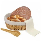 Bread With Warming Stone - Large Baskets For Serving/house. Fixed Price $63.45.