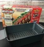 Perfect Meatloaf Pan Set As Seen Tv Non-stick New *no Recipe Booklet. Fixed Price $25.99.