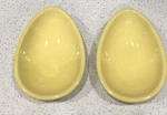 Chantal Ceramic Bakeware Egg Shaped 93-EG12 Cookware Candy Dish 7" Bowl Set Of. Fixed Price $30.00.