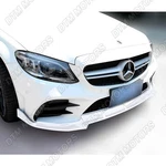 For 2019-2021 Mercedes W205 C-class Painted White Front Bumper Body Kit Lip 3PCS. Fixed Price $72.99.