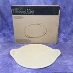 Pampered Chef 15" Large Round Stone With Handles. Fixed Price $74.99.