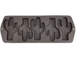 Vtg Lodge Saguaro Cactus Cornbread Mold Muffin Baking Pan Cast Iron #5CP2 Usa. Fixed Price $52.00.