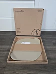 Pampered Chef Round Baking Stone 15IN Large 1371 Pizza Pan Handles See Dis.... Fixed Price $109.99.