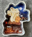 1982 Wilton - Scary Ghost Cake Pan New!. Fixed Price $18.00.