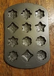 Wilton Christmas Winter Stars Cookie Baking Pan 12 Cavity. Fixed Price $17.95.