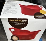 Rachael Ray Casserround Stoneware Casserole 2.75 Qt Red Dishwasher Safe. Fixed Price $20.00.