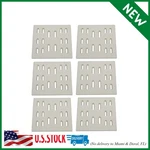 Direct Store Parts DF101 (8" X 7.25", 6PK) Replacement Ceramic Radiant Flame Tam. Fixed Price $40.88.