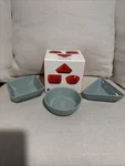 Le Creuset Signature Bakeware Of 3 Tapas Dishes, Cerise - New. Fixed Price $45.00.