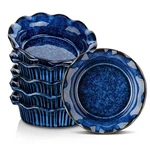 Vancasso Ceramic Mini Pie Pans Set Of 6, 5.2 Inch Small Plates For Baking.... Fixed Price $33.34.