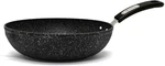 The Rock 11'' (28CM) Non-stick Stir Fry Pan Durable Forged Aluminum Oven Saf. Fixed Price $60.11.