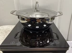 Tramontina 3 Piece Protable Induction Cooking System W/ 4QT Covered Pan. Fixed Price $119.99.