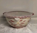 Temptations By Taraold World Red Qt Cranberry Bowl With Lid PPP-HF-790529. Fixed Price $16.95.