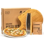 Cuzi Gourmet Xl 4-PIECE Pizza Stone Set 15" Thermal Shock Resistant Cordier.... Fixed Price $73.72.