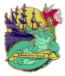 Wdw 2004 Peter Pan Tinker Bell & Crocodile Artist Choice #5 Family Pin Gathering. Fixed Price $44.12.