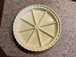 Chantal Ceramic Pan Round 11" Makes Eight 4" Scones Oven Microwave. Fixed Price $22.75.