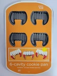 Wilton 6 Cavity Nonstick Cookie Pan Halloween Vampire Fangs Teeth. Fixed Price $5.00.