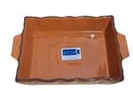 Chantal 7X6X1.75" 1.25QT Orange Casserole Scallop Edge Bake 93-EDRT22. Fixed Price $14.00.