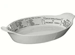 Pillivuyt France, Brasserie, French Porcelain 10" Eared Oval Baker, New. Fixed Price $75.00.