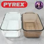 Pyrex Loaf Pan Set 1.5QT Glass Clear Amber 213-R Vintage Bakeware Bread Dish. Fixed Price $24.26.