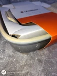 Le Creuset Heritage Misty Grey Stoneware Square Baker Of 2. Fixed Price $129.00.
