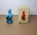 Rare Le Creuset 3 1/2" Pie Bird Baking Funnel Teal Blue New Box. Fixed Price $39.99.